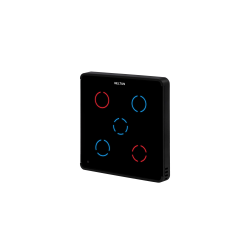 HE-TPS05-WW Touch Panel Switch, Z-Wave Plus v2 700-serien, 5 knapper, 2x indgange, 5x 5A udgange